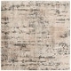 preview thumbnail 42 of 96, Nourison Concerto Modern Abstract Distressed Area Rug 5' x Square - Beige/Gray