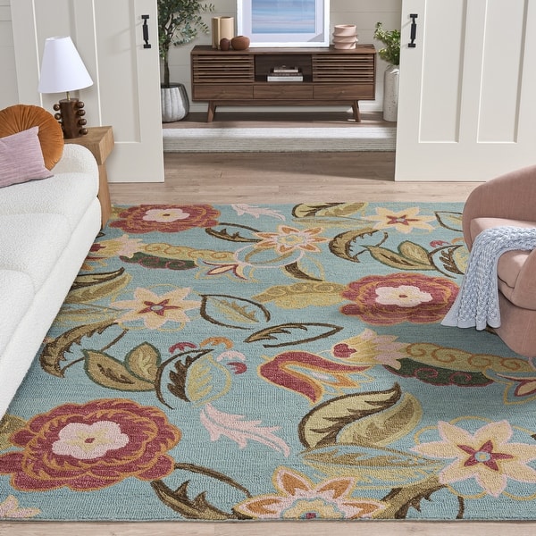slide 2 of 40, SAFAVIEH Handmade Blossom Vertie Modern Floral Wool Rug