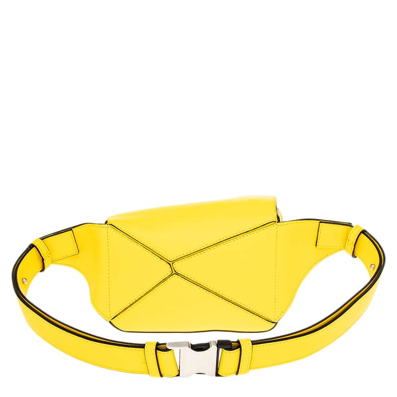 Loewe Men's Mini Puzzle Bumbag - Yellow