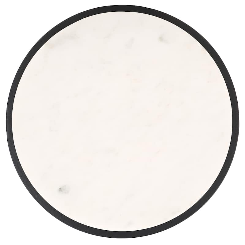 SAFAVIEH Couture Jennibelle Marble Drink Table - 10Wx10Dx22H
