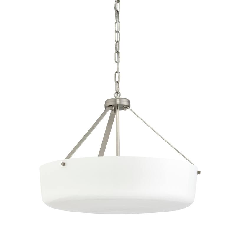 Progress Lighting P500508 Lieon 3 Light 21" Wide Pendant / Converts to - Brushed Nickel