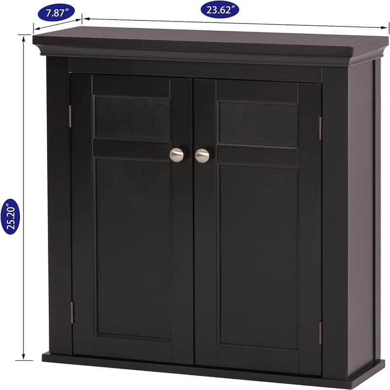 Bathroom Cabinet Wall Mounted - 7.87"D x 23.62"W x 25.2"H