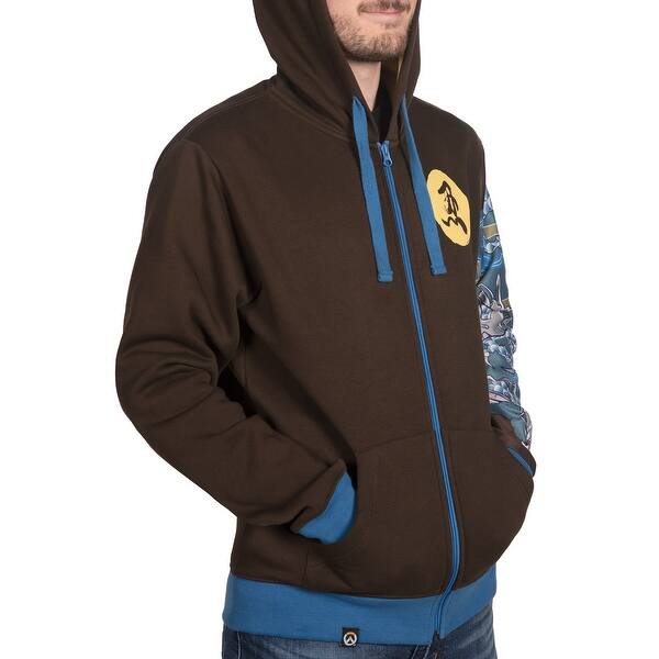 Shop Jinx Overwatch Ultimate Hanzo Men S Zip Up Hoodie Overstock