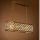 preview thumbnail 7 of 5, 8-Light Mid Century Modern Gold Crystal Chandelier for Dining Room Antique Gold