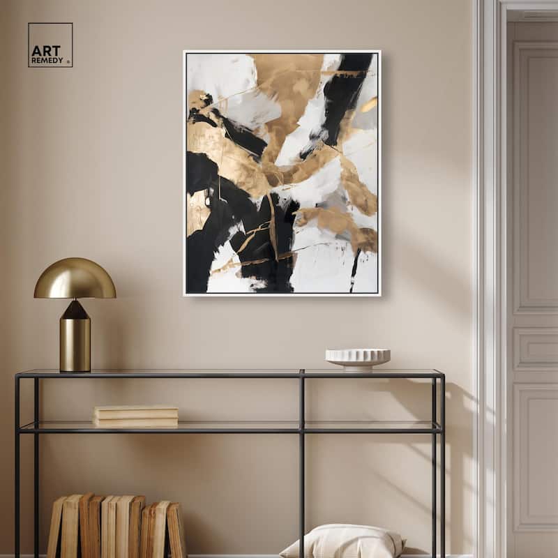 Cracked Gilt II Canvas by Art Remedy