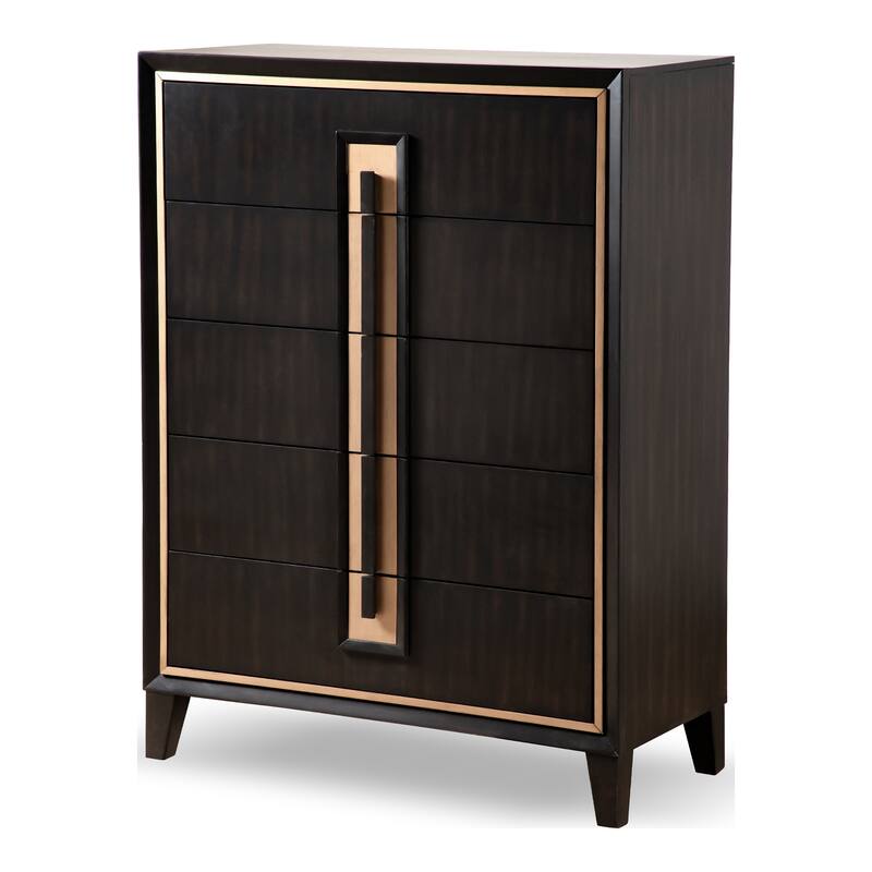 Furniture of America Nyx Modern 3-Piece Espresso Solid Wood Queen Panel Bedroom Set