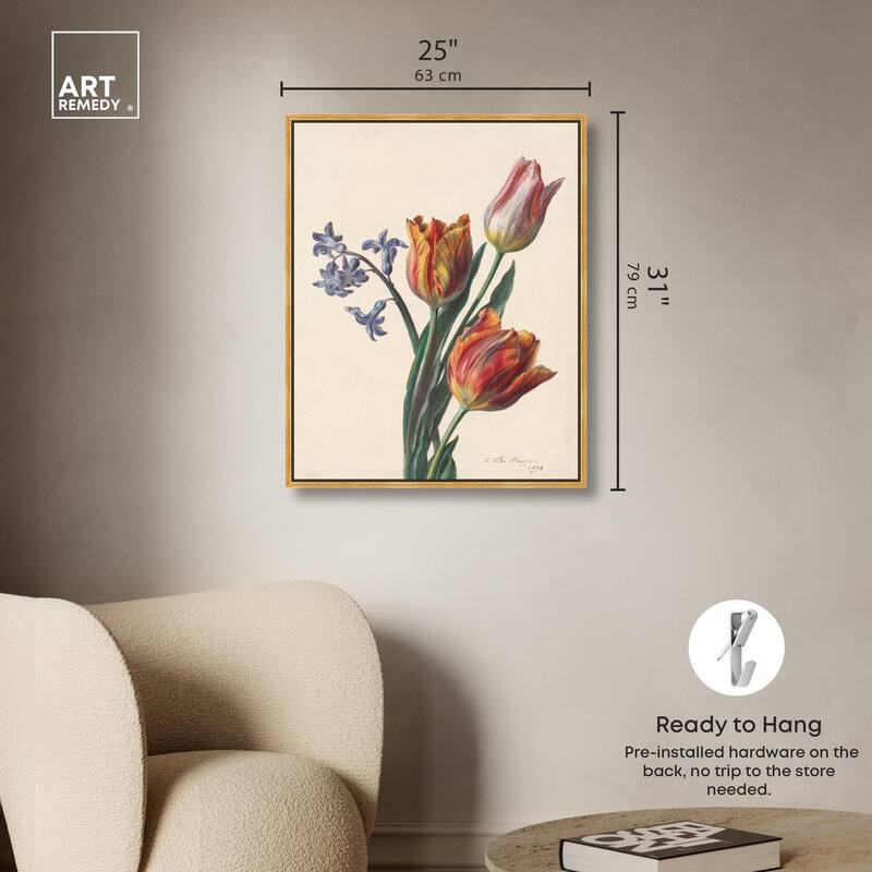 Tulips 1892 Canvas by Art Remedy