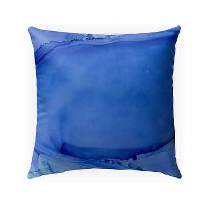MARINE OVAL BLUE Indoor|Outdoor Pillow By Kavka Designs