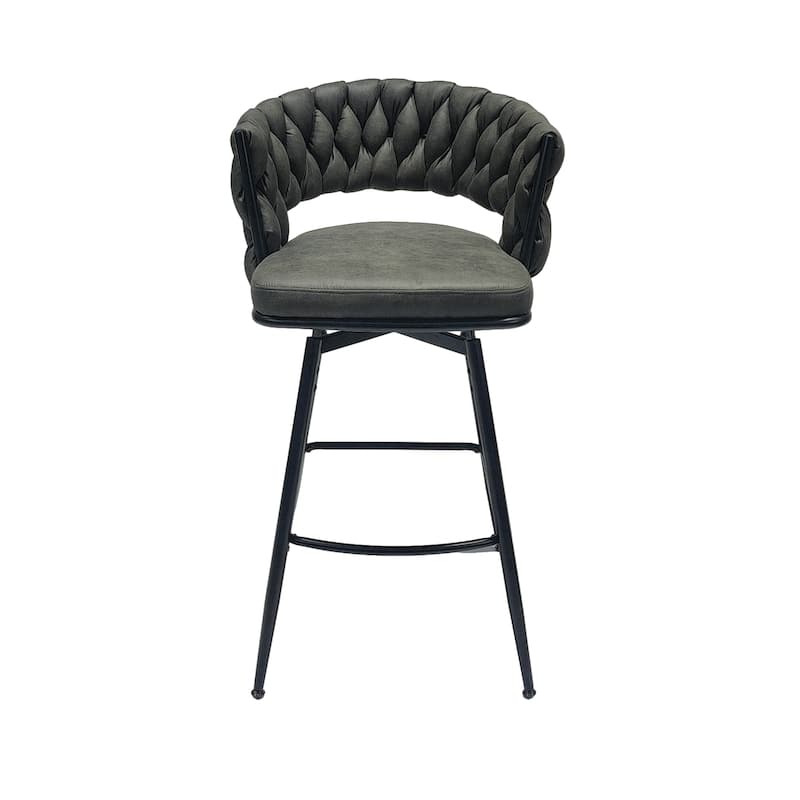 Bar Stool Set Of 2,Black Legs Barstools