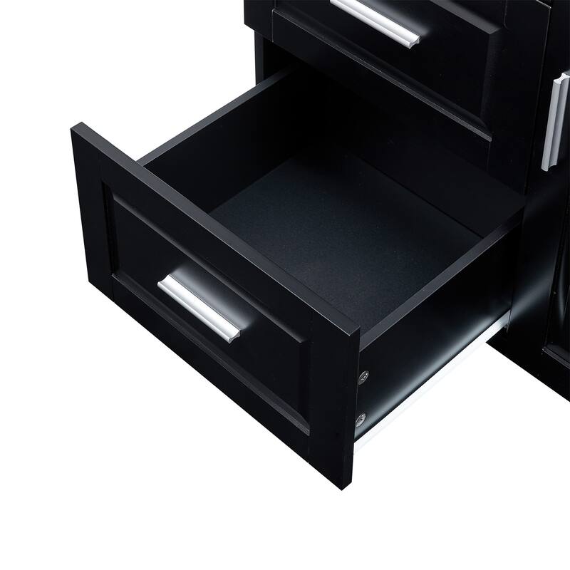 Merax Tall and Wide Storage Cabinet with Doors
