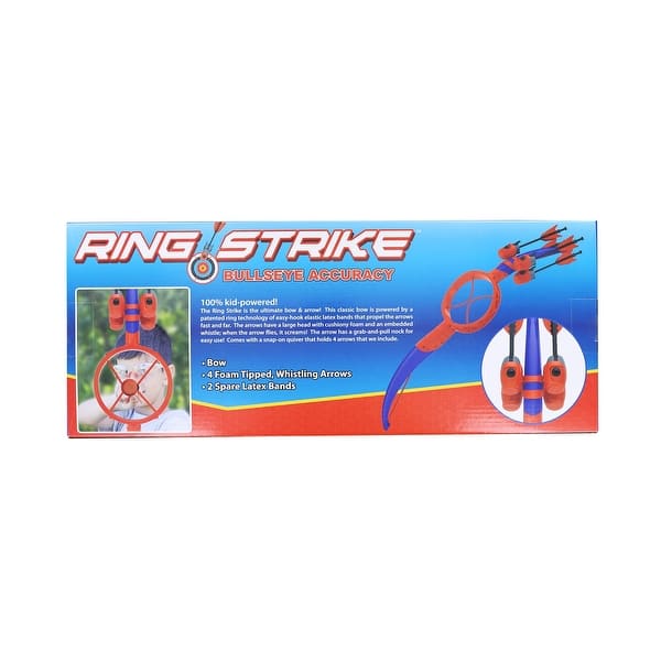 slide 2 of 2, Ring Strike Foam-Tipped rocket Launcher