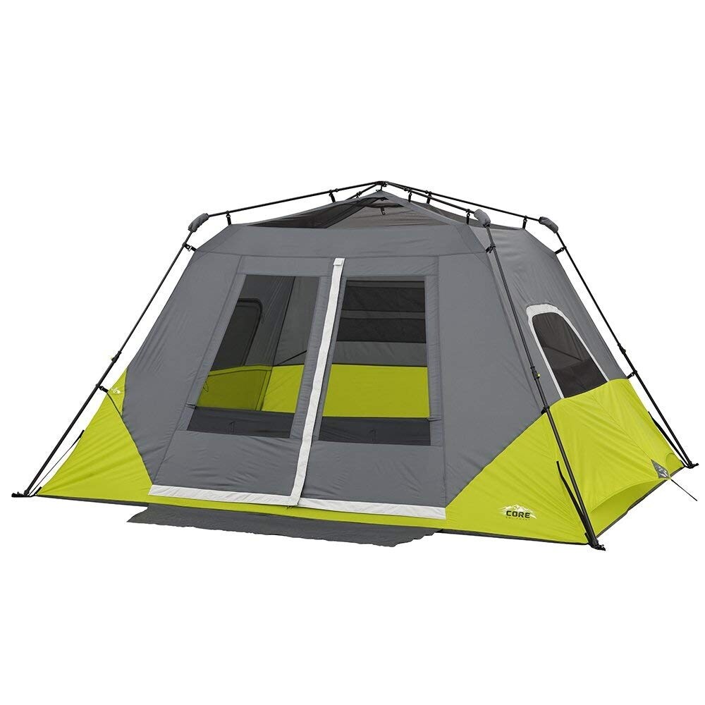 Shop Core 6 Person Instant Cabin Tent With Awning Overstock