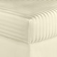 preview thumbnail 53 of 116, Home Sweet Home Dream Striped 1200 TC Cotton Deep Pocket Bed Sheet Set Ivory - Full