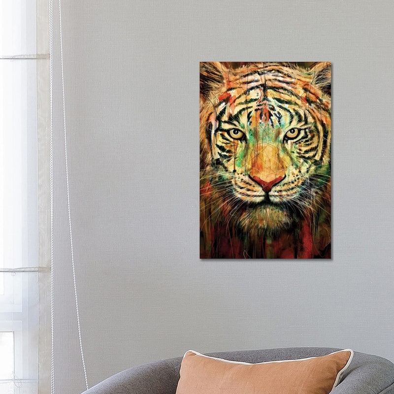 iCanvas "Tiger II" by Nicebleed Canvas Print - 26x18x1.5