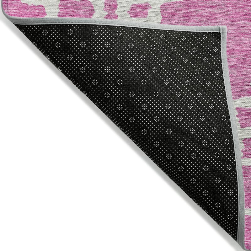 Machine Washable Indoor/ Outdoor Chantille Geo Trellis Rug
