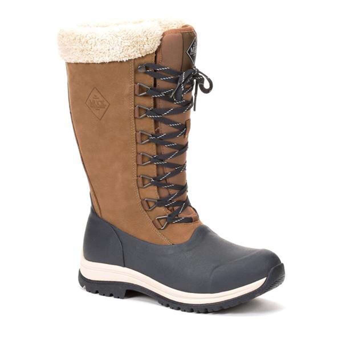 Shop Muck Boot Women S Arctic Apres Lace Tall Blue Otter Size 10