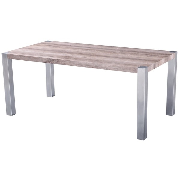 2xhome Modern Designer Wood Top Dining Table With Metal Legs 2xhome Modern Designer Wood Top Dining Table With Metal Legs Strong Sy Frame Room