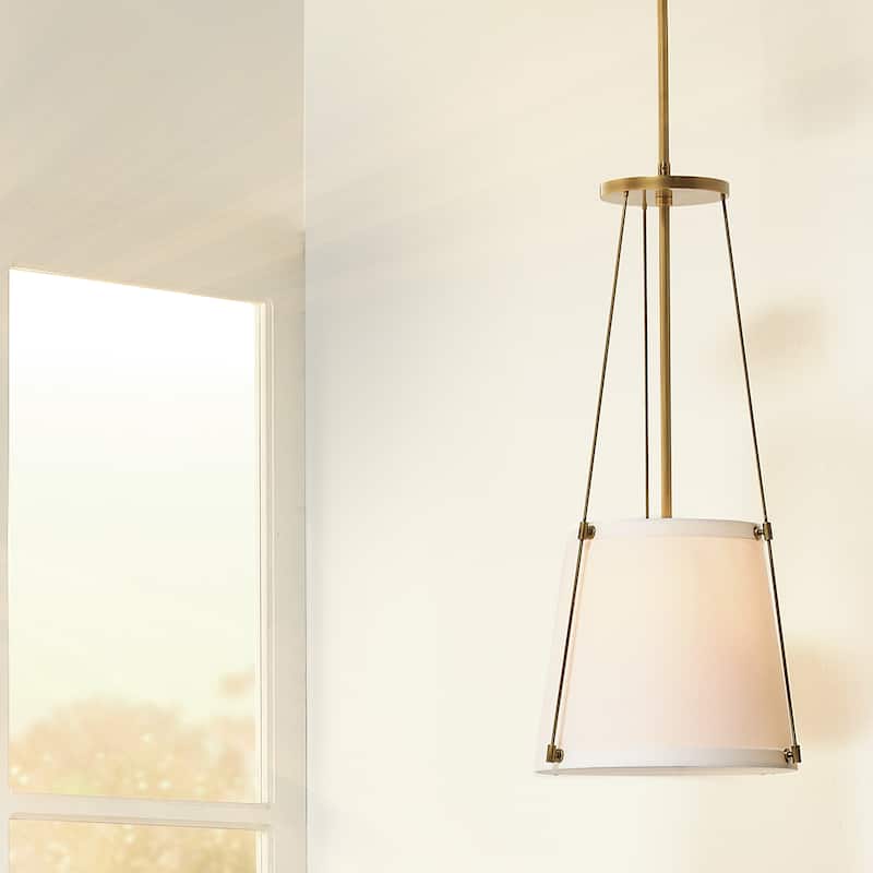 Jamie Young California Metal 1-Light Pendant, Antique Brass