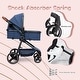 preview thumbnail 8 of 6, 2-in-1 Convertible Baby Stroller Foldable Infant Pushchair