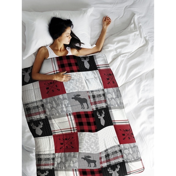 Weighted Blanket Forest Patchwork