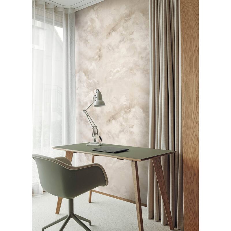 A-Street Prints Aria Neutral Abstract Wallpaper