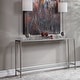 preview thumbnail 5 of 4, Uttermost Hayley Silver Console Table