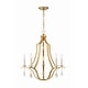 preview thumbnail 4 of 3, Crystorama Lighting Group PER-10405 Perry 5 Light 26" Wide Crystal