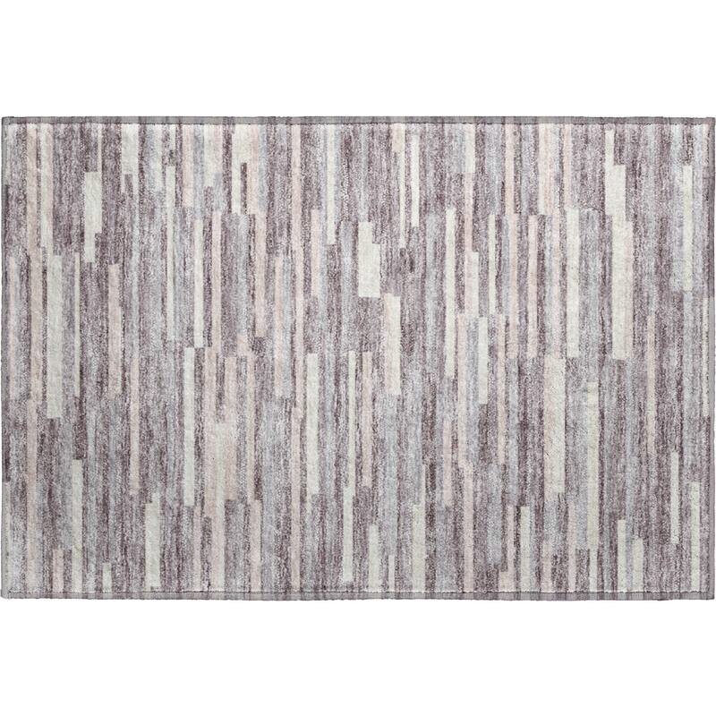 Premium Washable Super Soft Geo Stripes Mayfield Rug