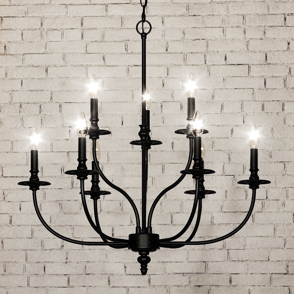 Urban shop ambiance chandelier