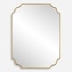 preview thumbnail 1 of 5, Uttermost Lennyn Gold Vanity Mirror - 40'' H X 30'' W X 0.75'' D