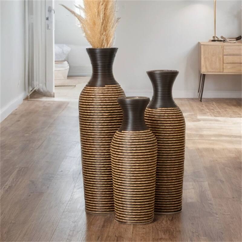 High Independent Decorative PVC Floor Vase (Set of 3)