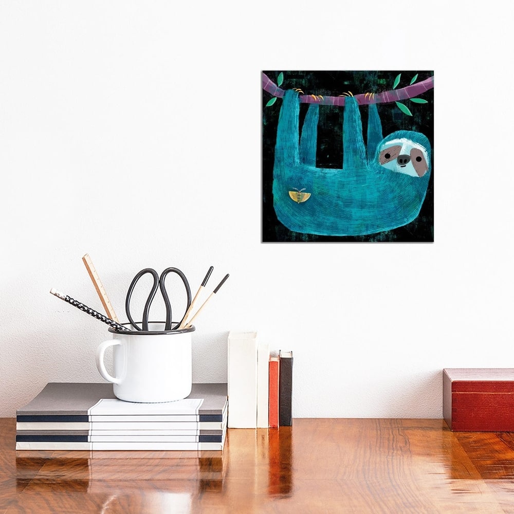 iCanvas "Sloth And The Moth" by Gareth Lucas Canvas Print