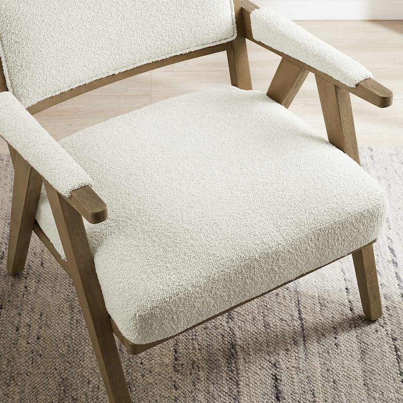Timeless Tradition Meets Modern Comfortable Fabric Accent Chair