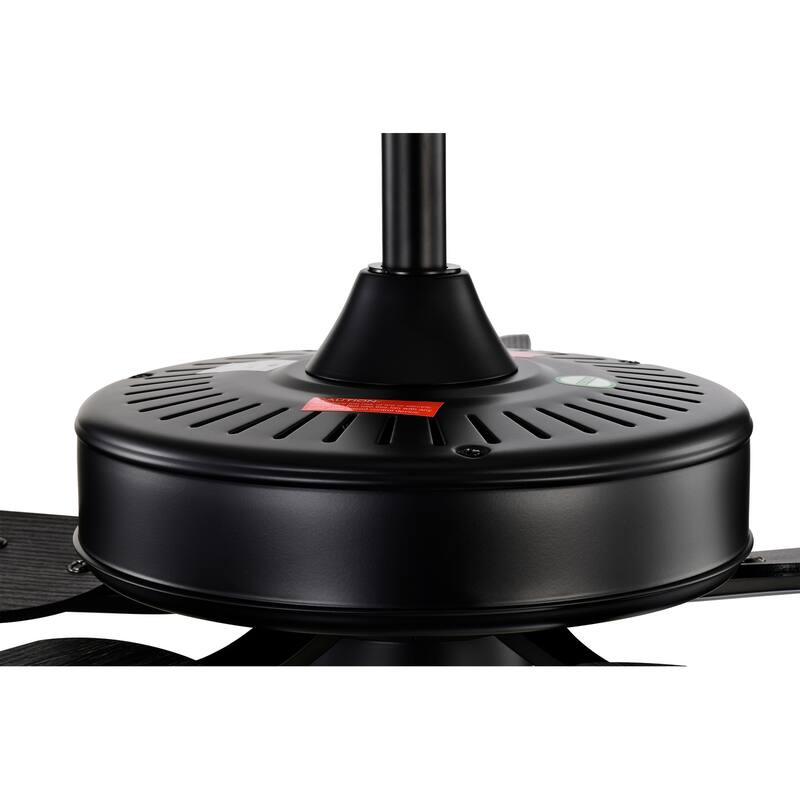 52-in Matte Black/Brushed Nickel/White 5-Blade Indoor Reversible Ceiling Fan with LED Light and Remote Control - 52 inch