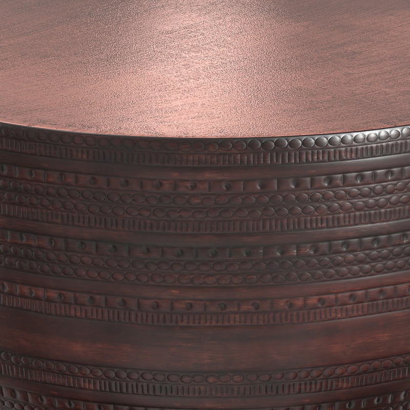 WYNDENHALL Jean 29.5 inch Wide Boho Metal Coffee Table & Fully Assembled