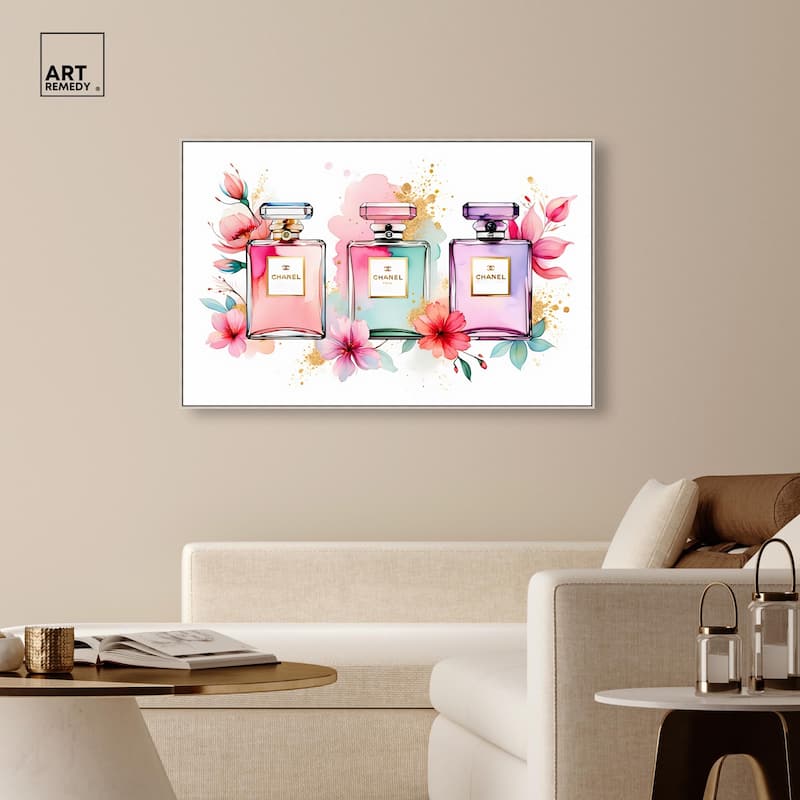 Trio of Fragrance Canvas by Art Remedy