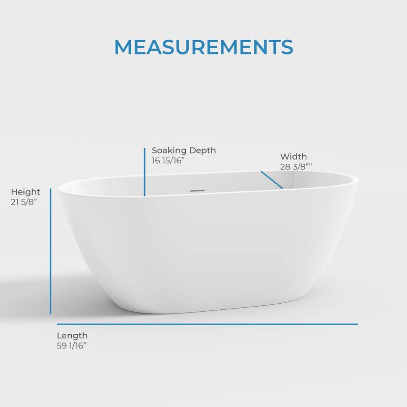 OVE Ayago Free Standing Bathtub Kit with extra Hardware