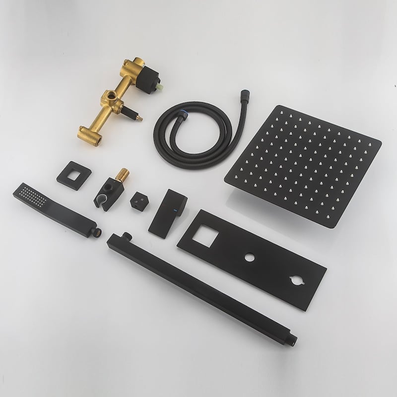 10 inch Wall-Mounted Square Completed Shower System