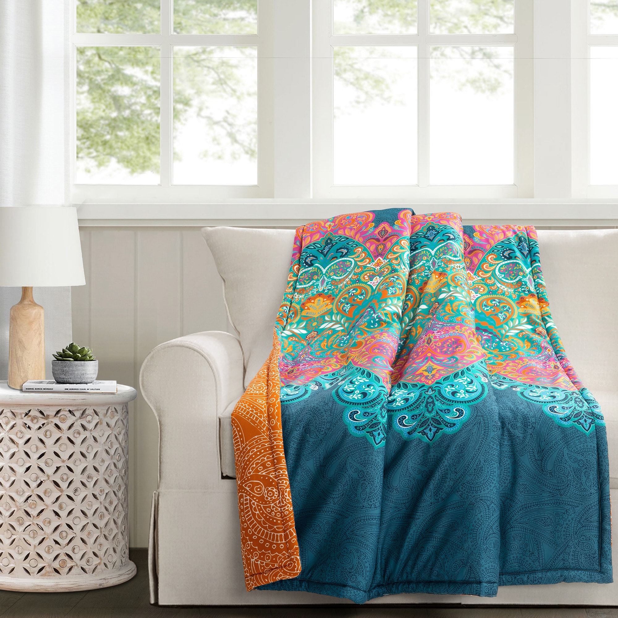Lush Decor Boho Chic Throw Single