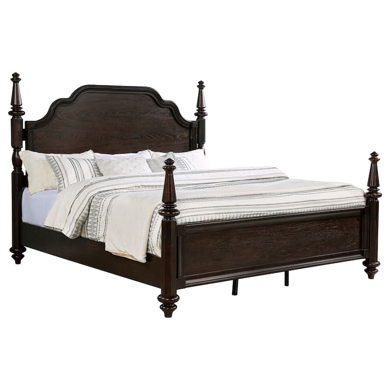 Andover Four Poster Bed Dark Oak