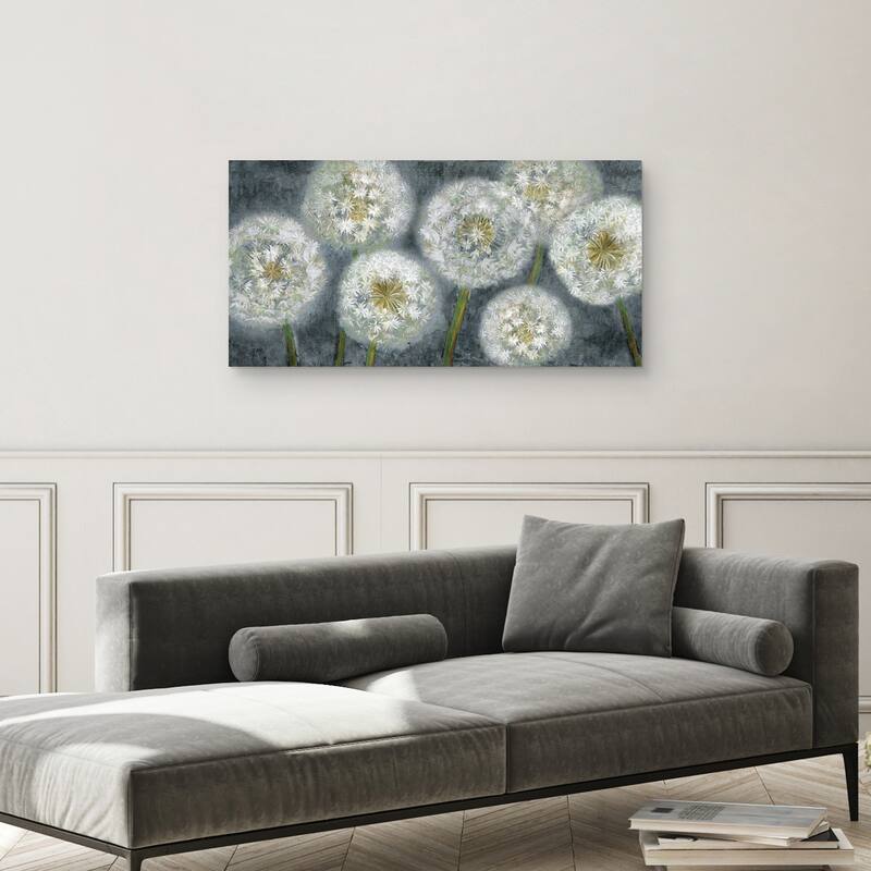 Three Wishes Blue Panel Canvas Art Print