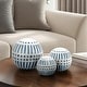 preview thumbnail 15 of 21, Sagebrook Home Orbs - 6" x 6" x 6" Navy