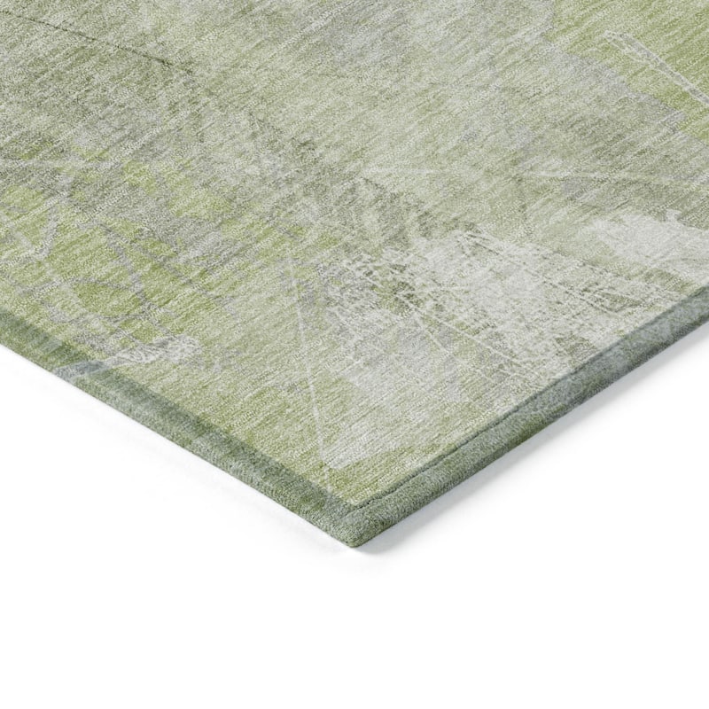 HomeRoots Floral Transitional Rectangle Outdoor Rug