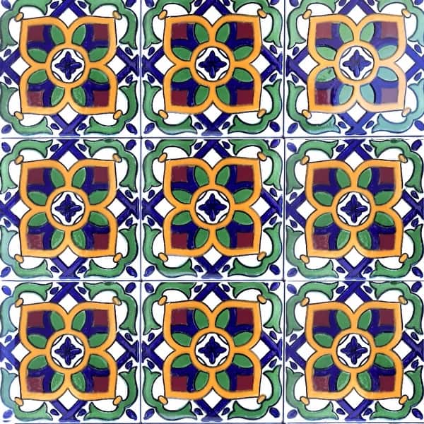 5 Sq. Ft. (45 tiles) Backsplash Design 4x4 Pool Kitchen Bathroom Wall ...