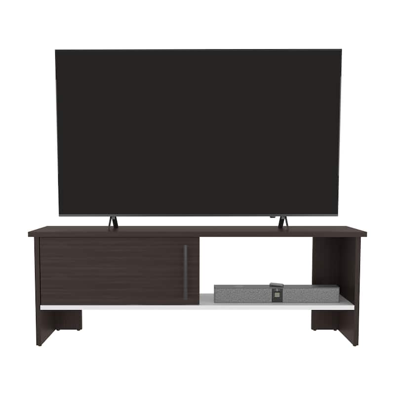 Modern Design TV Stand, 1 Door, 1 Shelf with durable materials,easy assembly