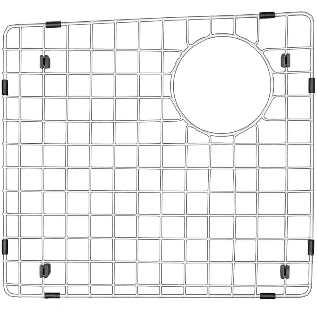 Karran USA GR-6007 15-3/4" L x 15" W Stainless Steel Basin Rack with - Stainless Steel