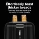 preview thumbnail 2 of 6, Proctor Silex Wide-Slot 2 Slice Toaster, Black, 22215PS