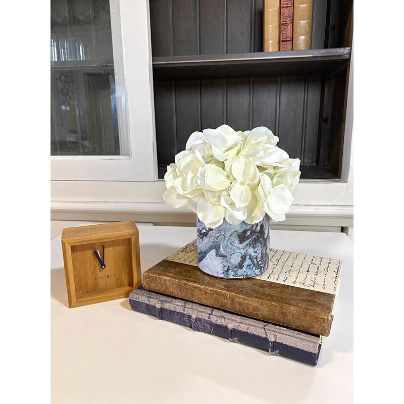Hydrangea Arrangement in a Glass Vase