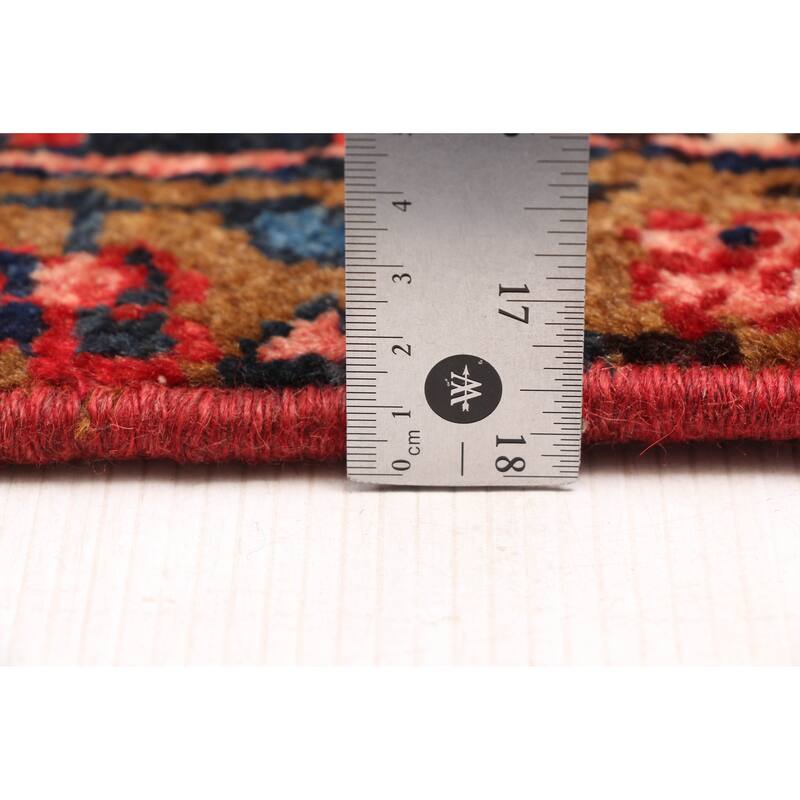 ECARPETGALLERY Hand-knotted Sarabi Red Wool Rug - 7'11 x 11'3