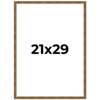 21x29 Frame Gold Picture Frame - Complete Modern Photo Frame Includes